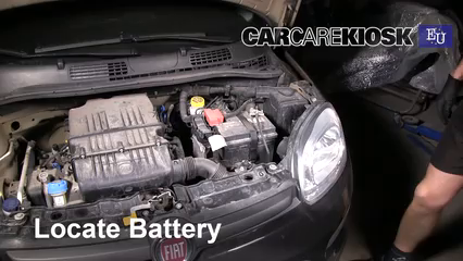 2016 Fiat Panda Pop 1.2L 4 Cyl. Battery Replace